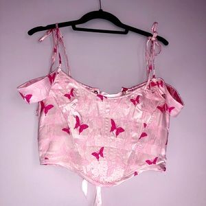 Bridgerton Inspired Butterfly Corset Top